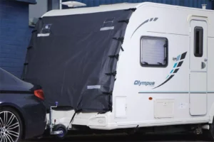 Caravan Front Towing Protector With Reflectors & 3 LED lights Leisurewize LW700