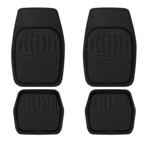 Streetwize 4 Piece Heavy Duty Rubber All Terrain Tray Mat Set Car 4X4 Van SWCM26