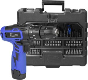 Streetwize 12V Cordless Power Hammer Drill Set 2000mAh Battery SWTOOL67