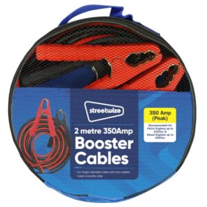 Streetwize Jump Leads 350A 2m Booster Cables Engine Start Car Van SWBC12