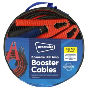 Streetwize Jump Leads 400A 2.5m HD Booster Cables Engine Start Car Van SWBC13