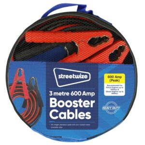 Streetwize Jump Leads 600A 3m HD Booster Cables Engine Start Car Van SWBC14