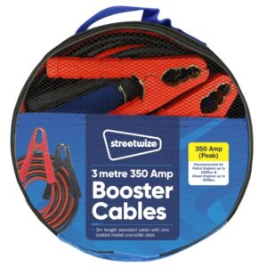 Streetwize Jump Leads 350A 3m HD Booster Cables Engine Start Car Van SWBC7/3