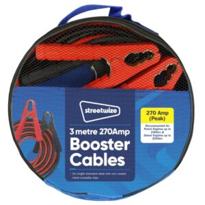 Streetwize Jump Leads 270A 3m Booster Cables Engine Start Car Van SWBC6