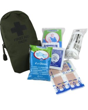 Kombat UK First Aid Kit Military Army Style First Aid Kit - Olive Green