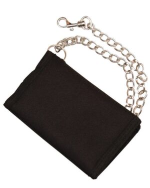 Kombat UK Mens Military Army Cadet Money Travel Wallet + Chain Black