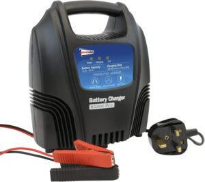 Streetwize Car Battery Charger 12V 4 Amp 12Ah 60Ah Overheat Protection - SWCBC4